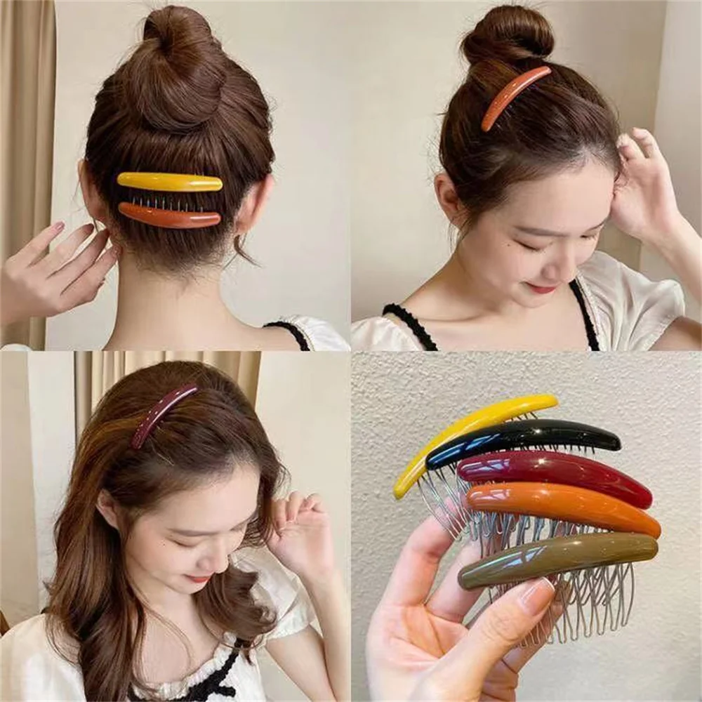 Klip sisir pisang wanita warna - Hair Care Korean Products ulasan dan harga