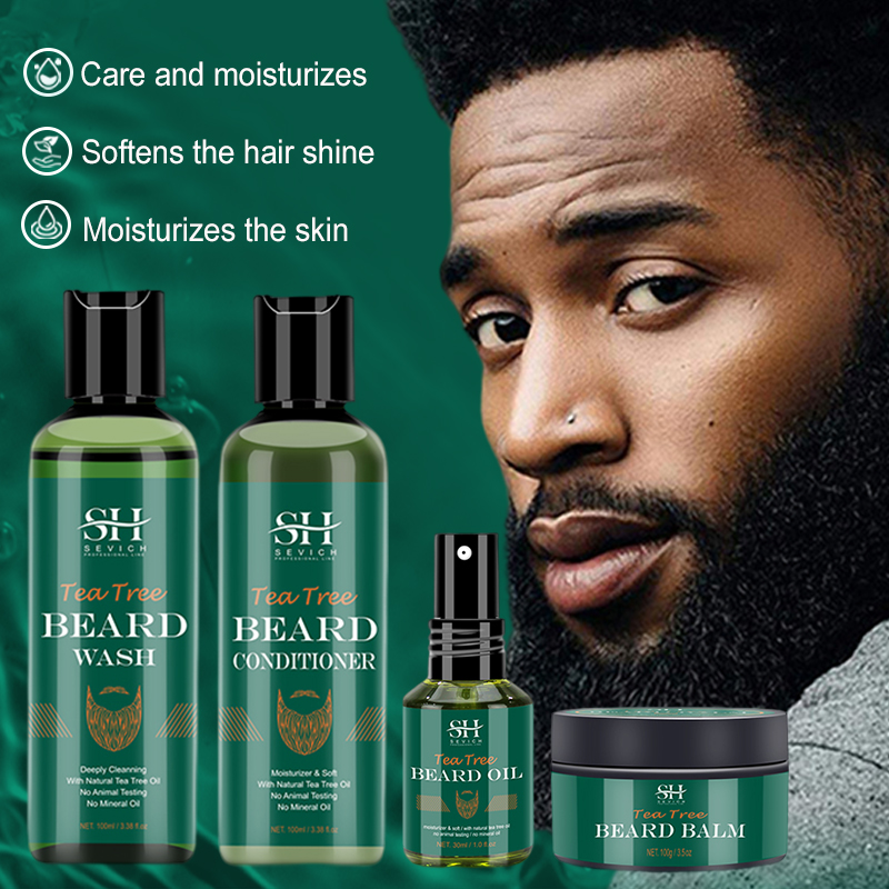 Set Minyak Jenggot Pohon Teh u - Hair Care Organic ulasan dan harga