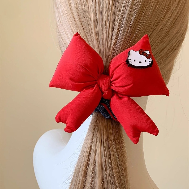 Cincin rambut pita Hello kitty - Hair Care Korean Products ulasan dan harga