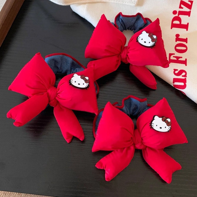 Cincin rambut pita Hello kitty - Hair Care Korean Products ulasan dan harga