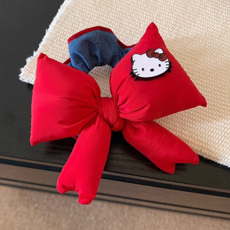 Cincin rambut pita Hello kitty - Hair Care Korean Products ulasan dan harga
