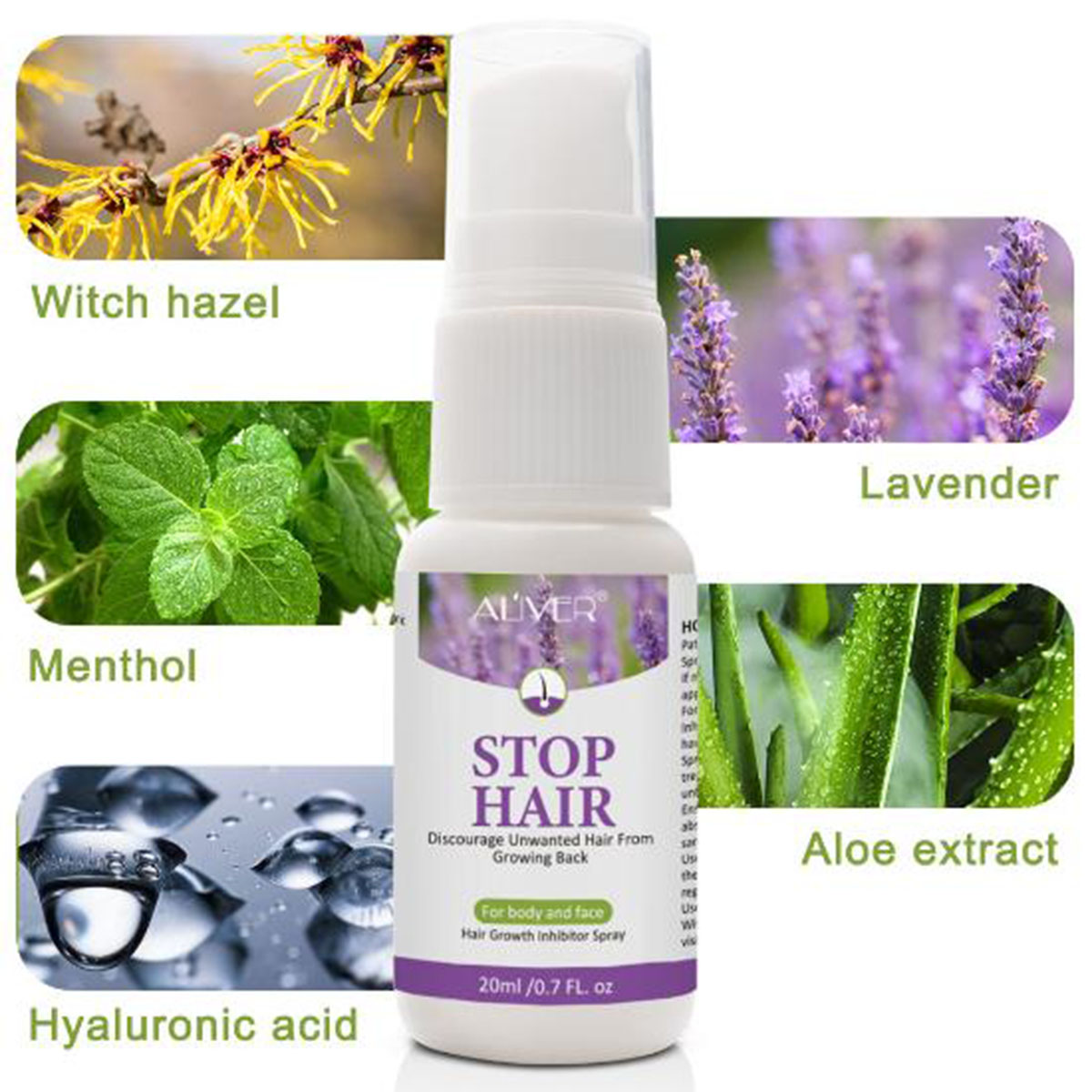 Semprotan penghilang pertumbuh - Hair Care Lotion ulasan dan harga