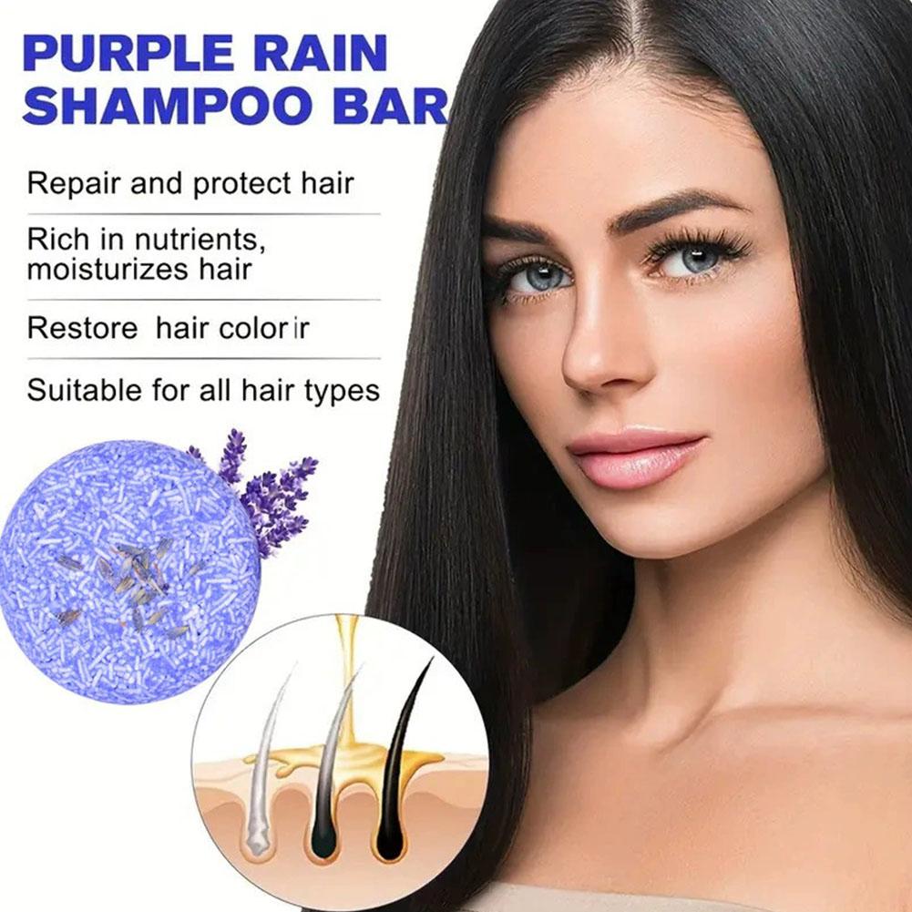 60G Lavender Solid Shampoo Bar - Hair Care Organic ulasan dan harga